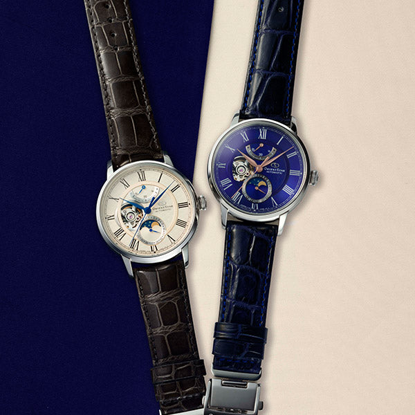 オリエントスター ORIENT 月齢限定モデル クラシック メカニカルムーンフェイズ RK-AM0006L メンズ