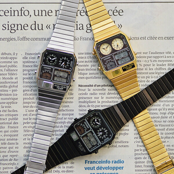 シチズン CITIZEN アナデジテンプ 流通限定モデル JG2101-78E ユニセックス