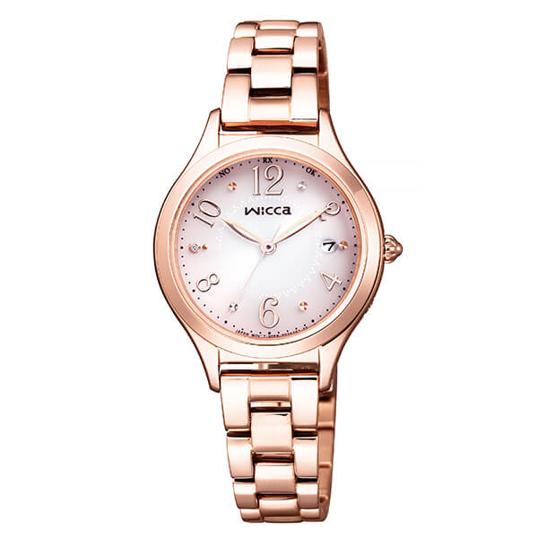 シチズン ウィッカ wicca ハッピーダイアリー ソーラー電波 KS1-261-91 レディース