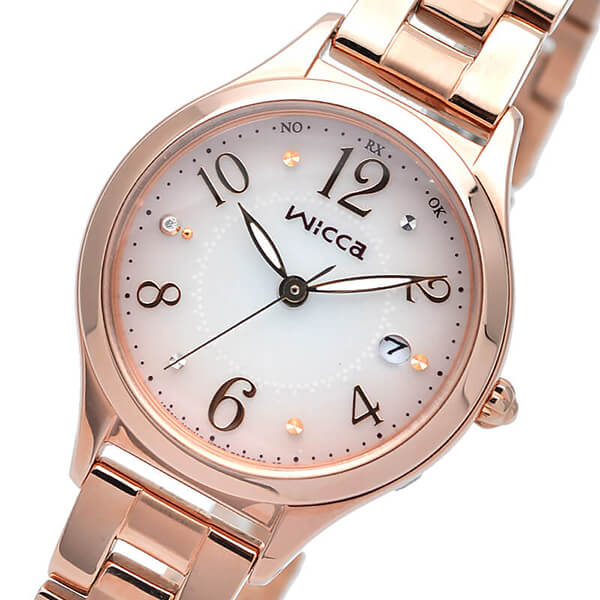 シチズン ウィッカ wicca ハッピーダイアリー ソーラー電波 KS1-261-91 レディース