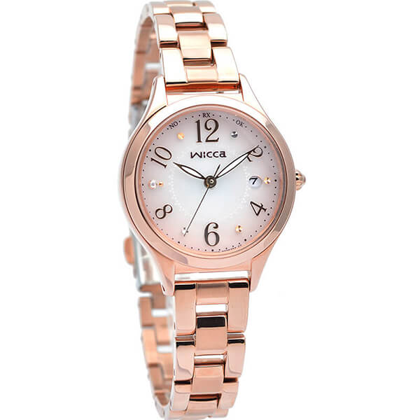 シチズン ウィッカ wicca ハッピーダイアリー ソーラー電波 KS1-261-91 レディース