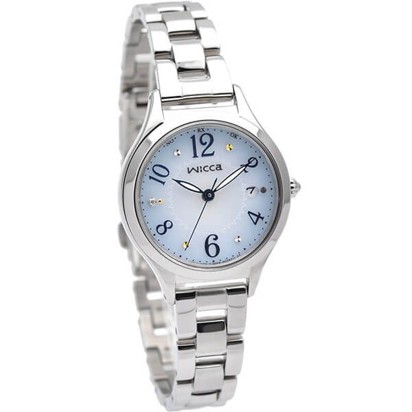 シチズン ウィッカ wicca ハッピーダイアリー ソーラー電波 KS1-210-91 レディース