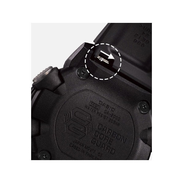 カシオ Gショック G-SHOCK GA-2000-1A9JF メンズ