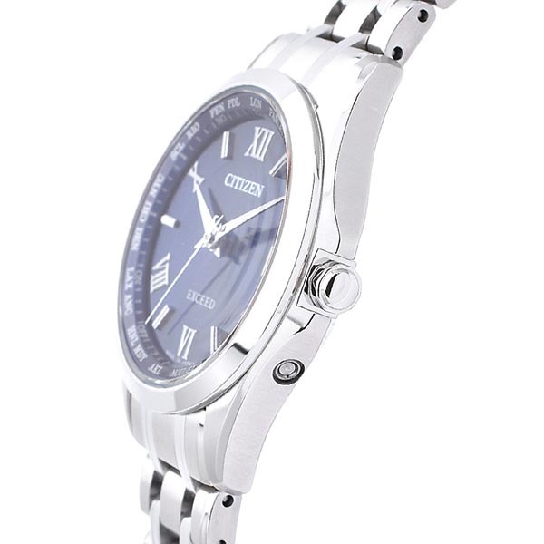 シチズン エクシード EXCEED ペアモデル エコ・ドライブ電波時計 EC1120-59L レディース