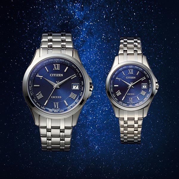シチズン エクシード EXCEED ペアモデル エコ・ドライブ電波時計 EC1120-59L レディース