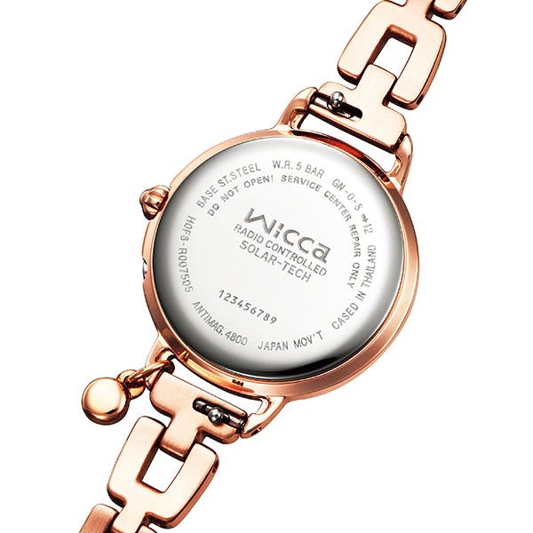 シチズン ウィッカ wicca ソーラーテック電波時計 ブレスライン #ときめくダイヤ 「広告着用モデル」 KL0-561-15 レディース