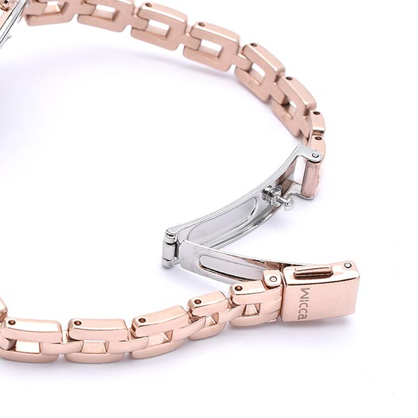 シチズン ウィッカ wicca ソーラーテック電波時計 ブレスライン #ときめくダイヤ 「広告着用モデル」 KL0-561-15 レディース