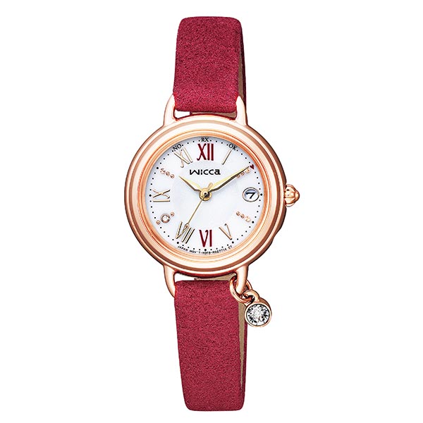 シチズン ウィッカ wicca ソーラーテック電波時計 ブレスライン #ときめくダイヤ 「広告着用モデル」 KL0-561-15 レディース