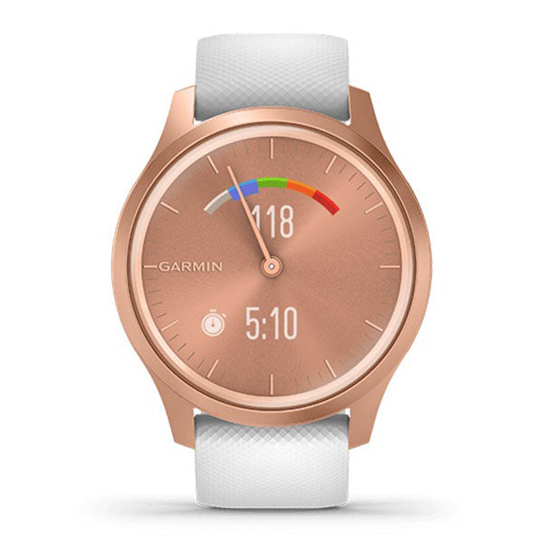 ガーミン GARMIN vívomove Style White / Rose Gold 0100224070 ユニセックス suica対応モデル