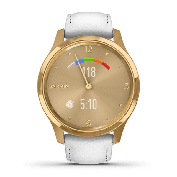 ガーミン GARMIN vívomove Luxe White Leather 0100224178 ユニセックス