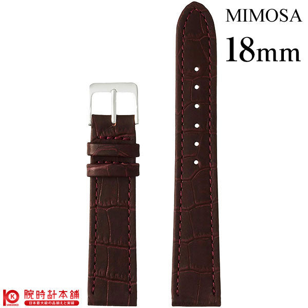 替えベルト 18mm ワイン CP-W18 ユニセックス