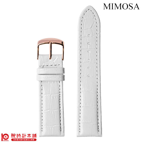 替えベルト 22mm ピンクゴールド/ホワイト CP-WH22-PG ユニセックス