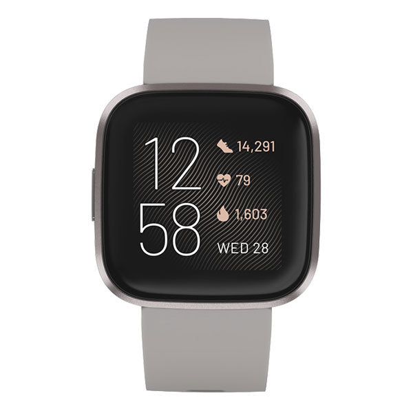 フィットビット Fitbit Versa2 ストーン/ミストグレー アルミニウム FB507GYSR-FRCJK ユニセックス