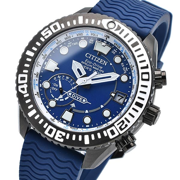 シチズン プロマスター PROMASTER MARINEシリーズ ダイバー200m エコ・ドライブ GPS 延長バンド付 CC5006-06L メンズ
