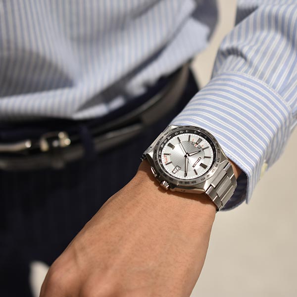 シチズン アテッサ ATTESA ダイレクトフライト ACT Line エコ・ドライブ電波時計 CB0210-54A メンズ