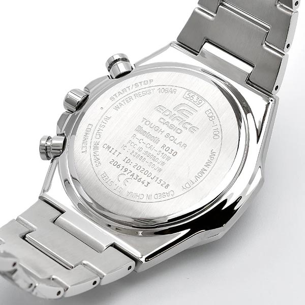 カシオ エディフィス EDIFICE Super Slim High Spec Chronograph Bluetooth EQB-1100YD-1AJF メンズ