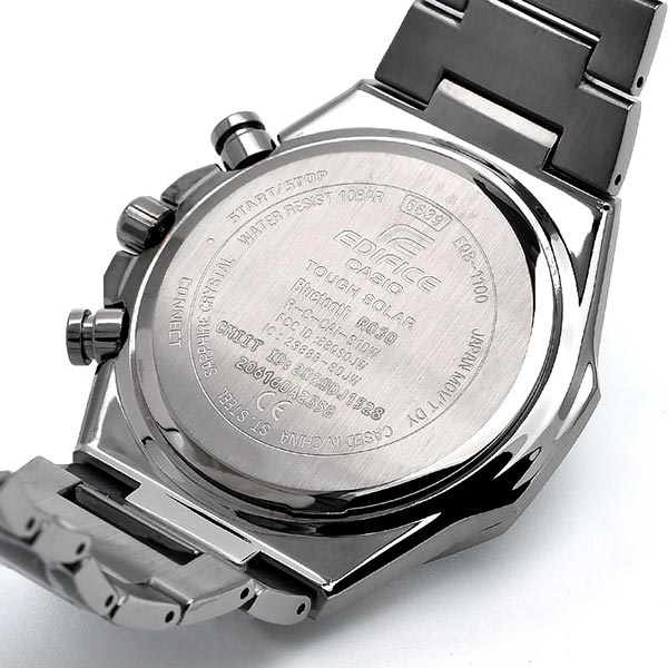 カシオ エディフィス EDIFICE Super Slim High Spec Chronograph Bluetooth EQB-1100YDC-1AJF メンズ