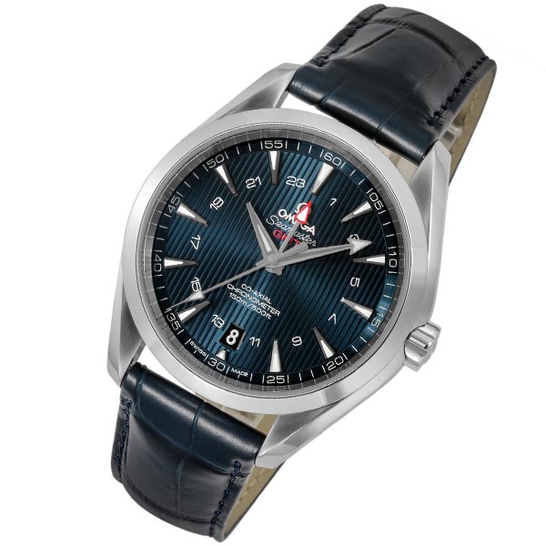 オメガ シーマスター OMEGA AQUA TERRA 150M コーアクシャル クロノメーター GMT 231.13.43.22.03.001 メンズ