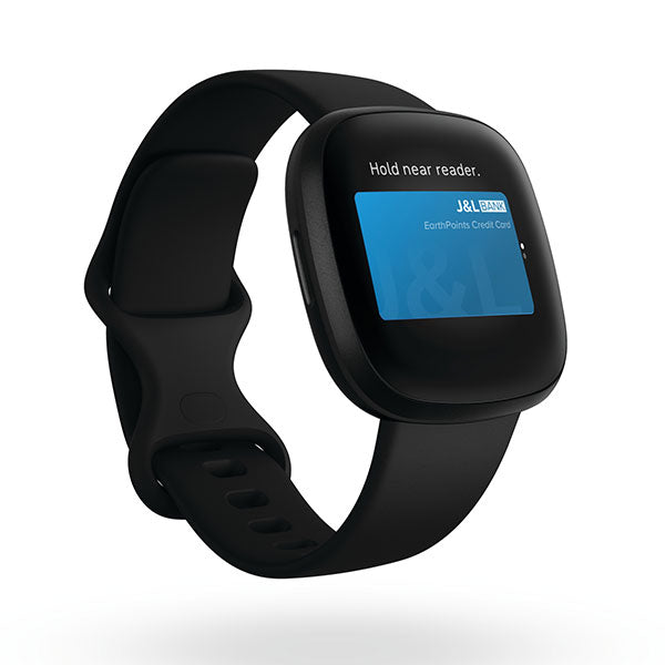 フィットビット Fitbit Versa3 FB511BKBK-FRCJK ユニセックス