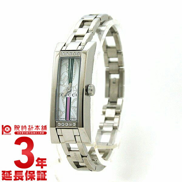 グッチ GUCCI バングルウォッチ 10Pダイヤチェーン柄 YA110506 レディース