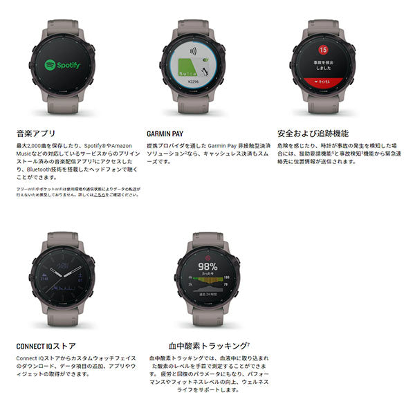 ガーミン GARMIN fenix6S Pro Dual Power 0100240921 ユニセックス