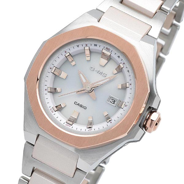 カシオ ベビーG BABY-G G-MS ジーミズ 電波 ソーラー オクタゴン MSG-W350CSG-7AJF レディース