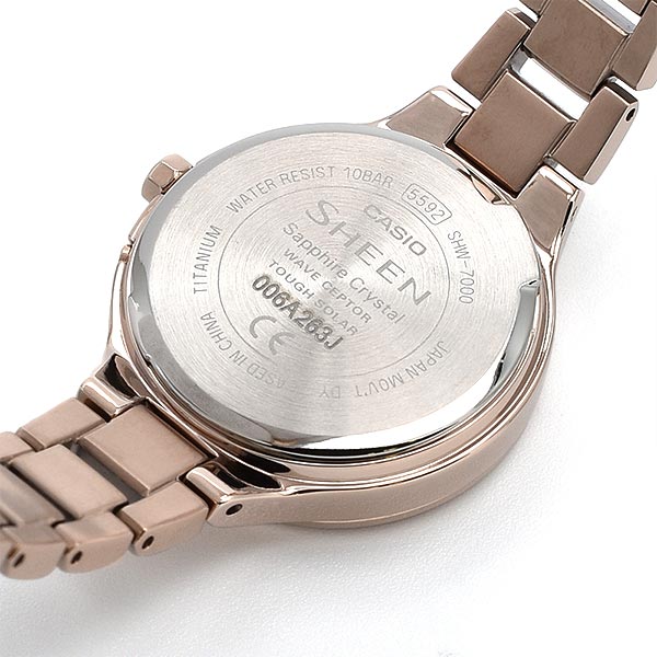 カシオ シーン SHEEN Radio Controlled Model Titanium Series SHW-7000TCG-4AJF レディース