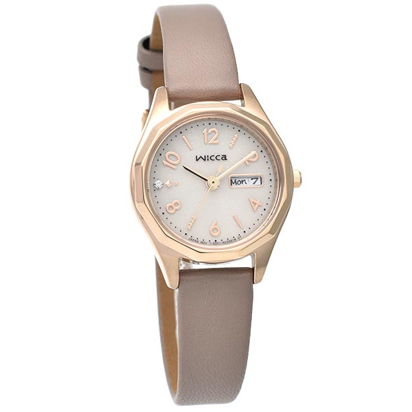 シチズン ウィッカ wicca ソーラーテック デイ&デイト Cal.E001 KH3-525-90 レディース