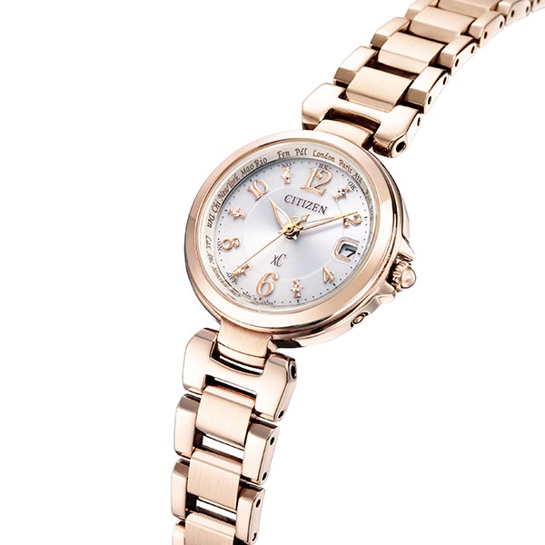 シチズン クロスシー XC エコ・ドライブ電波時計 ハッピーフライト EC1037-51A レディース