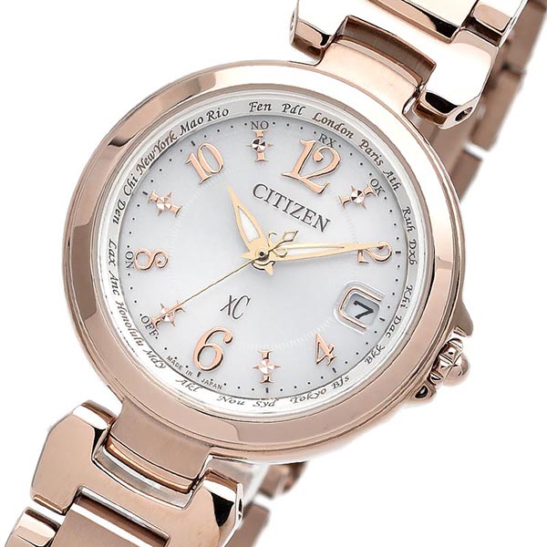 シチズン クロスシー XC エコ・ドライブ電波時計 ハッピーフライト EC1037-51A レディース