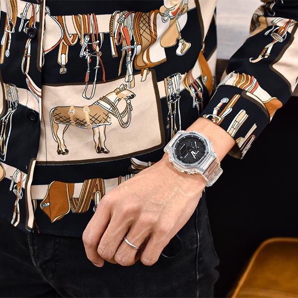 カシオ Gショック G-SHOCK スケルトンシリーズ GA-2100SKE-7AJF メンズ