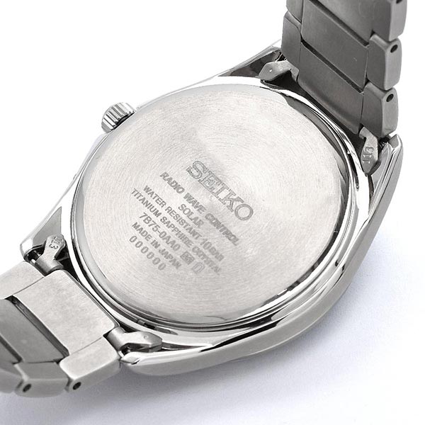 セイコーセレクション SEIKOSELECTION ワールドタイム ソーラー電波 チタン SBTM291 メンズ