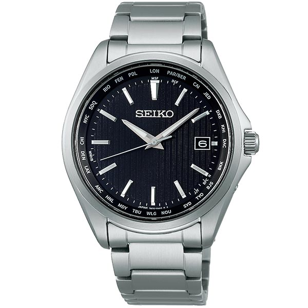 セイコーセレクション SEIKOSELECTION ワールドタイム ソーラー電波 チタン SBTM291 メンズ