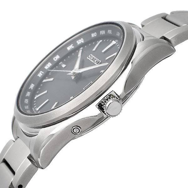 セイコーセレクション SEIKOSELECTION ワールドタイム ソーラー電波 チタン SBTM291 メンズ