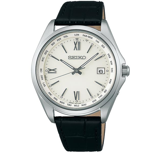 セイコーセレクション SEIKOSELECTION ワールドタイム ソーラー電波 チタン SBTM295 メンズ