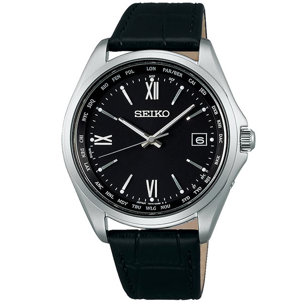 セイコーセレクション SEIKOSELECTION ワールドタイム ソーラー電波 チタン SBTM297 メンズ