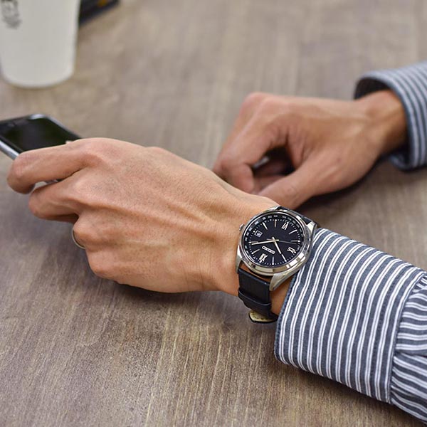 セイコーセレクション SEIKOSELECTION ワールドタイム ソーラー電波 チタン SBTM297 メンズ