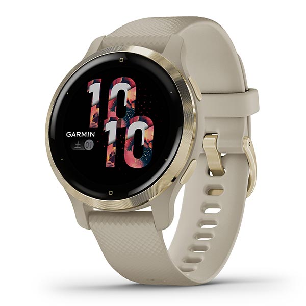 ガーミン GARMIN ヴェニュー 2S VENU2S Light Sand Light Gold 010-02429-61 ユニセックス