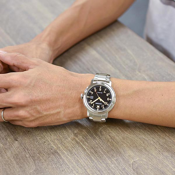 シチズン レコードレーベル RECORD LABEL スタンダードスタイルプラス Standard Style + AW1620-81E ユニセックス