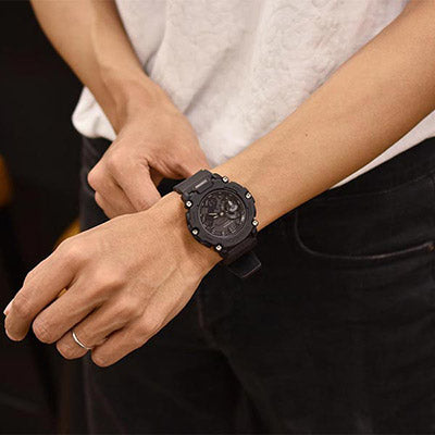 カシオ Gショック G-SHOCK  GA-2200BB-1AJF メンズ
