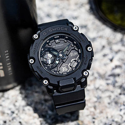 カシオ Gショック G-SHOCK  GA-2200BB-1AJF メンズ