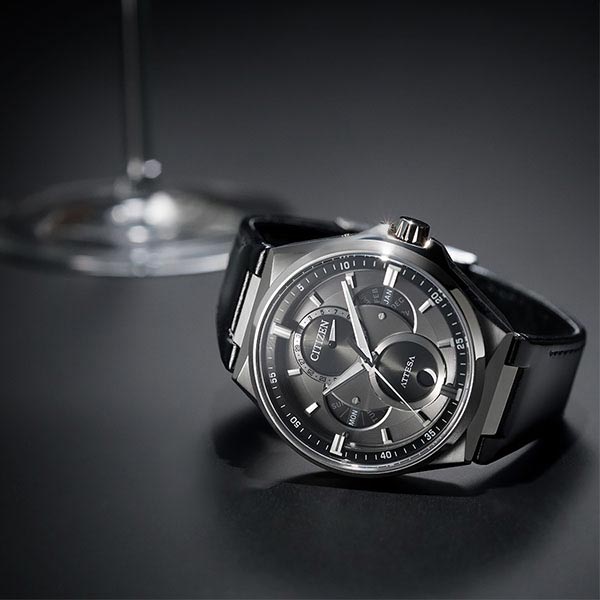 シチズン アテッサ ATTESA ACT Line トリプルカレンダー ムーンフェイズ BU0060-09H メンズ