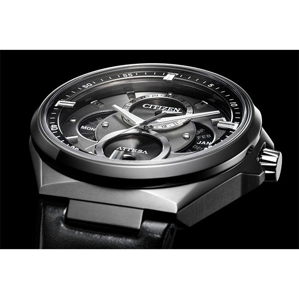 シチズン アテッサ ATTESA ACT Line トリプルカレンダー ムーンフェイズ BU0060-09H メンズ