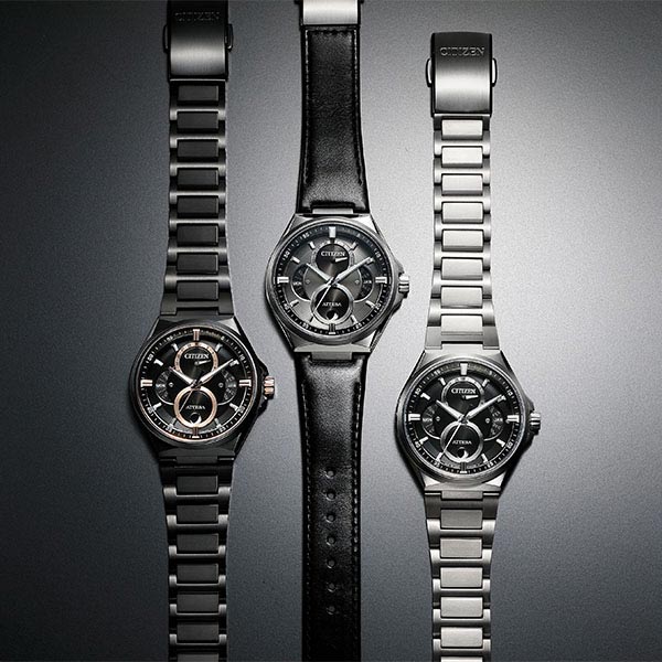 シチズン アテッサ ATTESA ACT Line トリプルカレンダー ムーンフェイズ BU0060-09H メンズ