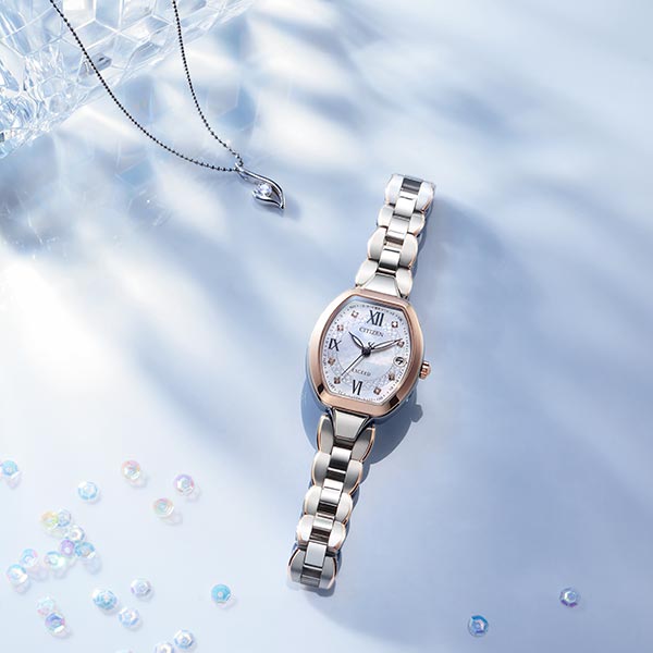 シチズン エクシード EXCEED Titania Happy Flight ES9484-55W レディース