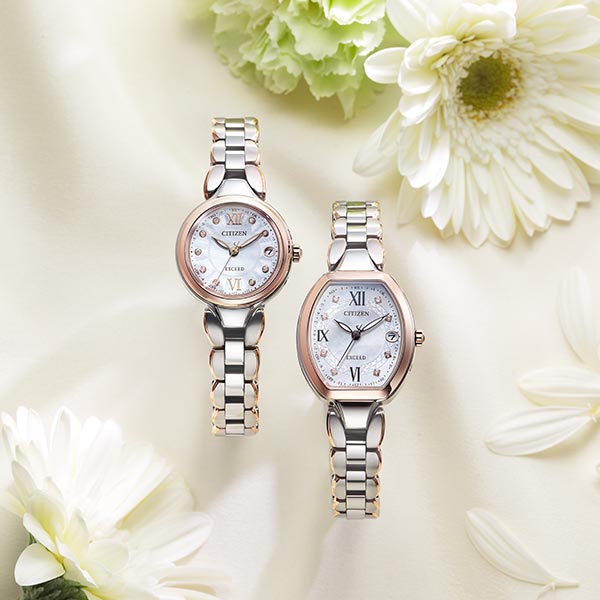 シチズン エクシード EXCEED Titania Happy Flight ES9474-67W レディース