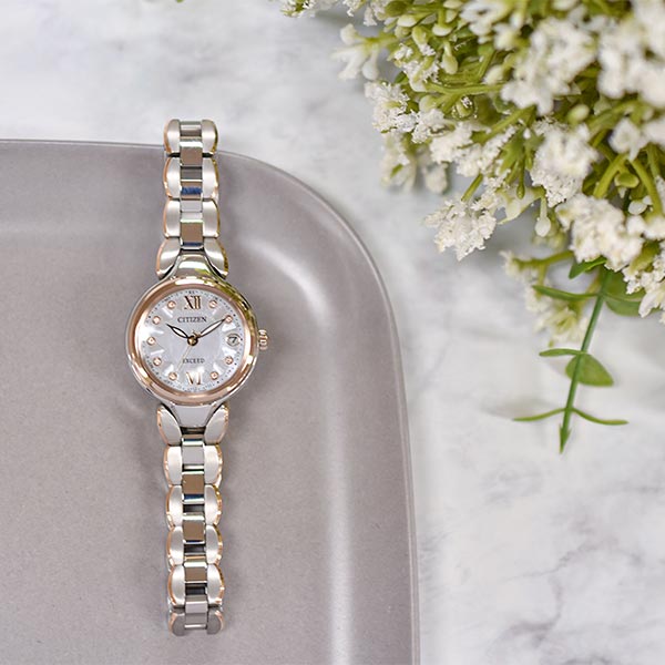 シチズン エクシード EXCEED Titania Happy Flight ES9474-67W レディース