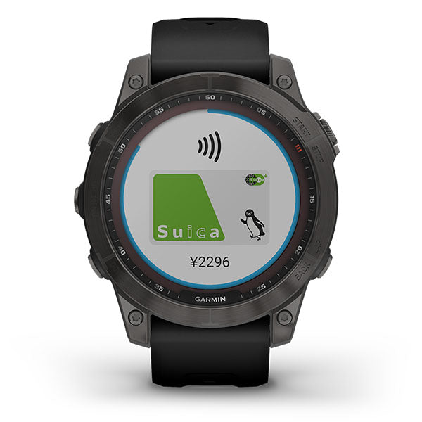ガーミン GARMIN fenix7 Sapphire DualPower Ti Carbon Gray 010-02540-29 ユニセックス