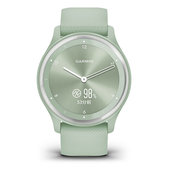 ガーミン GARMIN vivomove Sport Silver/CoolMint 010-02566-43 ユニセックス