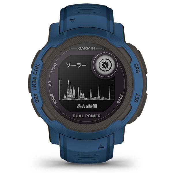 ガーミン GARMIN Instinct 2 Dual Power Tidal Blue 010-02627-46 ユニセックス